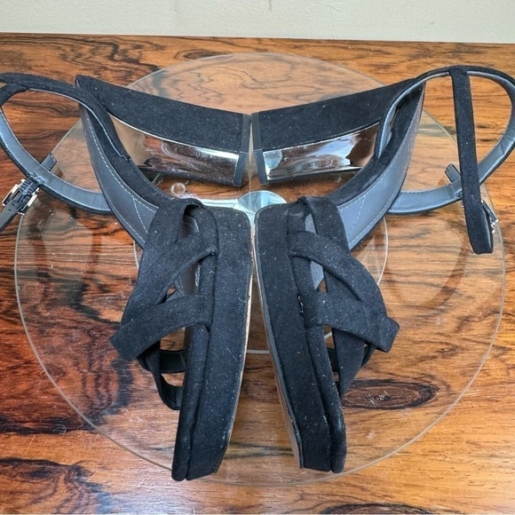 Franco Sarto Damalis Platform Sandal - Black Galaxy - size 8 - Picture 13 of 16